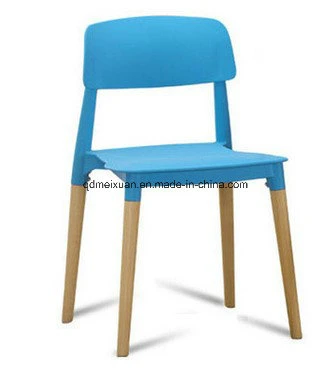 Cadeira de computador de escritório de moda criativa Cadeira de uma pessoa com cadeira de madeira real Cadeiras de plástico (M-X3401)