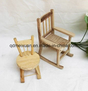 Fabricantes que vendem cadeira de madeira real cadeira de balanço cadeira infantil atacado (M-X3659)
